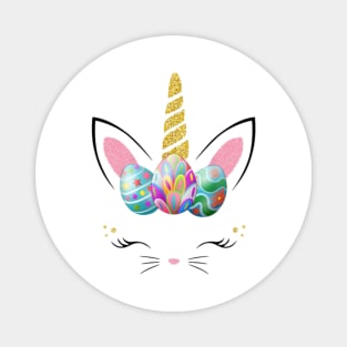 Unicorn Easter T Shirt Girl Easter Bunny bunnicorn Magnet